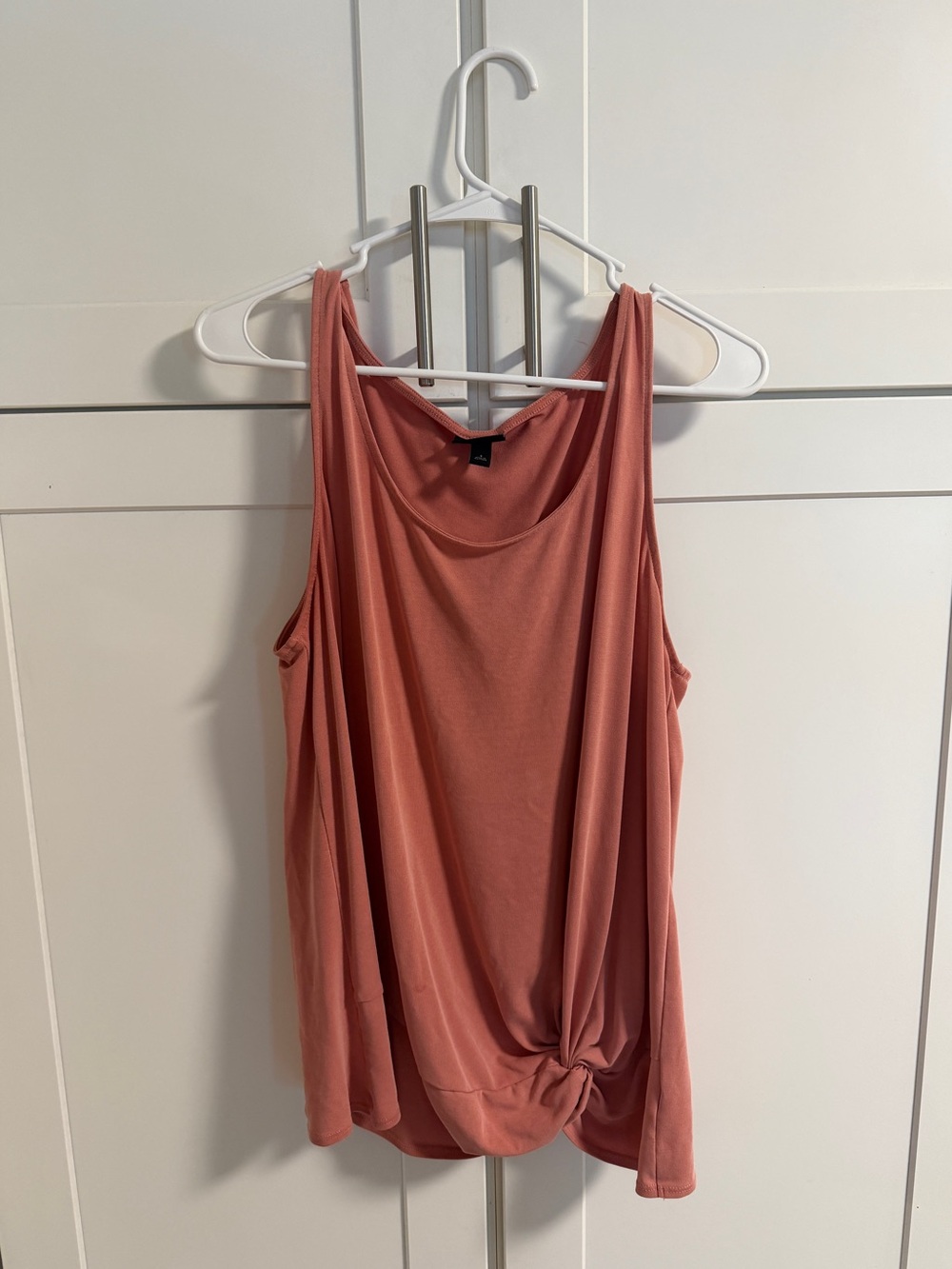 Torrid Dusty Rose Front Knot Tank Top Size 1 / 1X